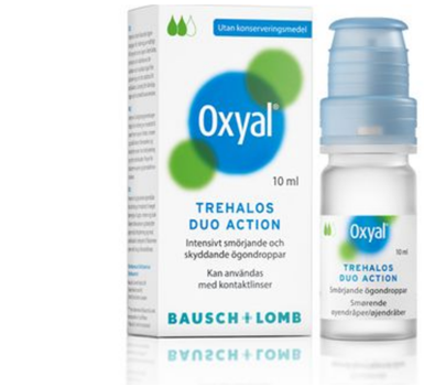 Oxyal® Trehalos Duo Action - intensivt återfuktande ögondroppar